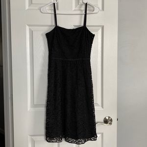 Ann Taylor | Black Lace Dress Size 2P